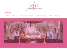 Tablet Screenshot of finesseweddings.ie